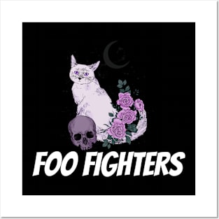 scary cat fight Posters and Art